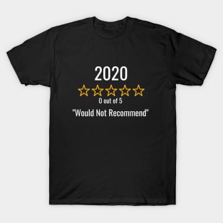 2020 would not recommend T-Shirt